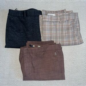 Lot Of 3 Womens Dress Pants Slacks Sz 12 Tommy Hilfiger, Dkny, Liverpool